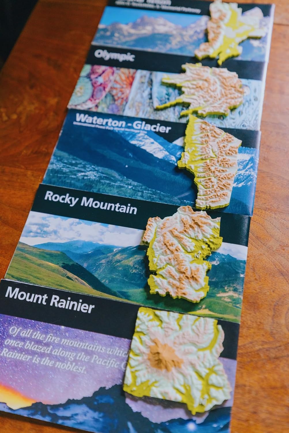 Rocky Mountain National Park 3D Topography Map Magnet