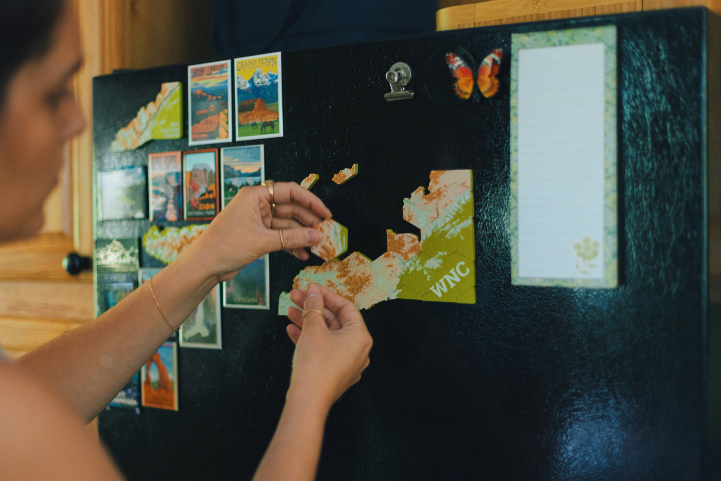 Western North Carolina Magnetic Puzzle Map