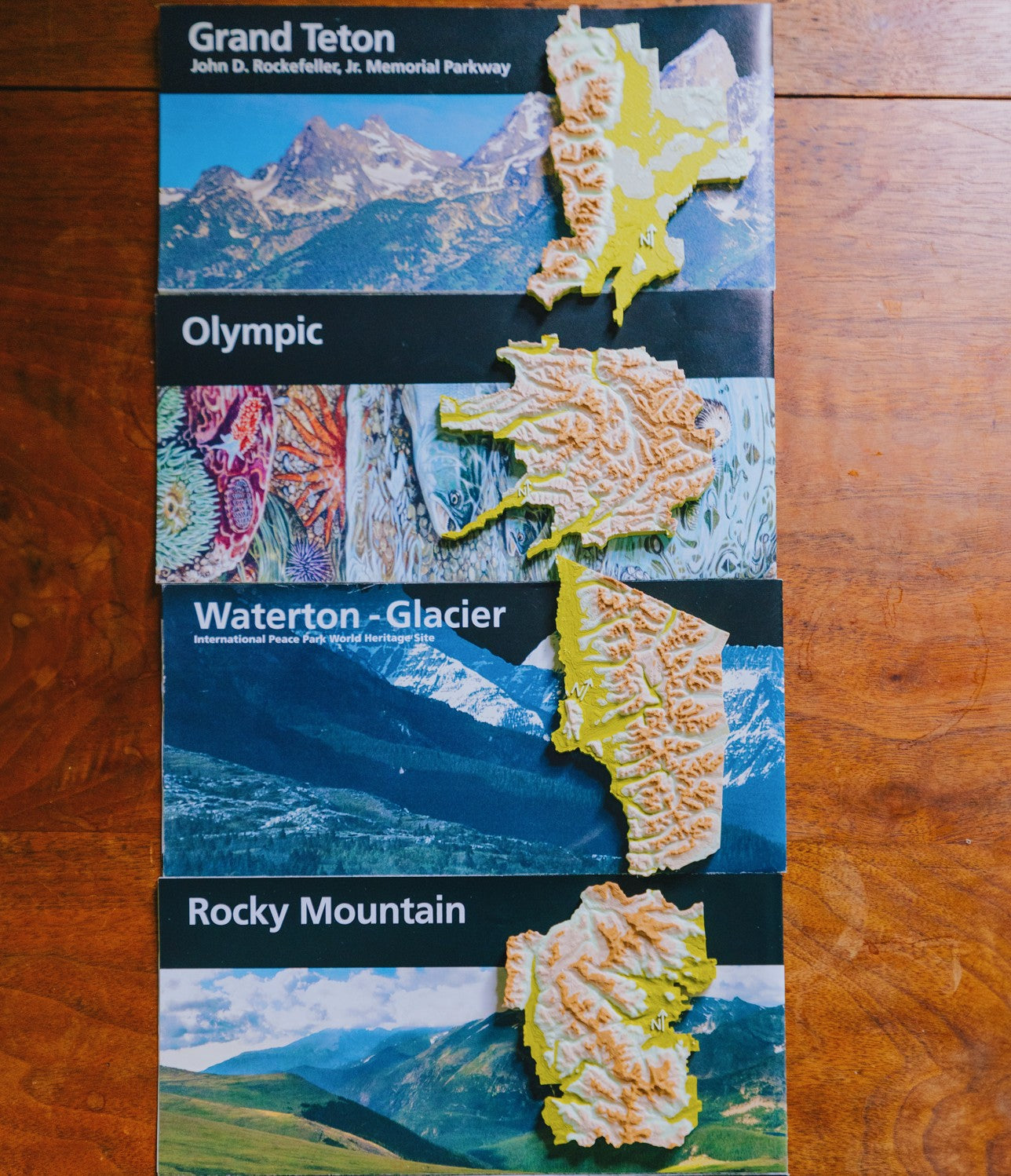 Grand Teton National Park 3D Topography Magnet